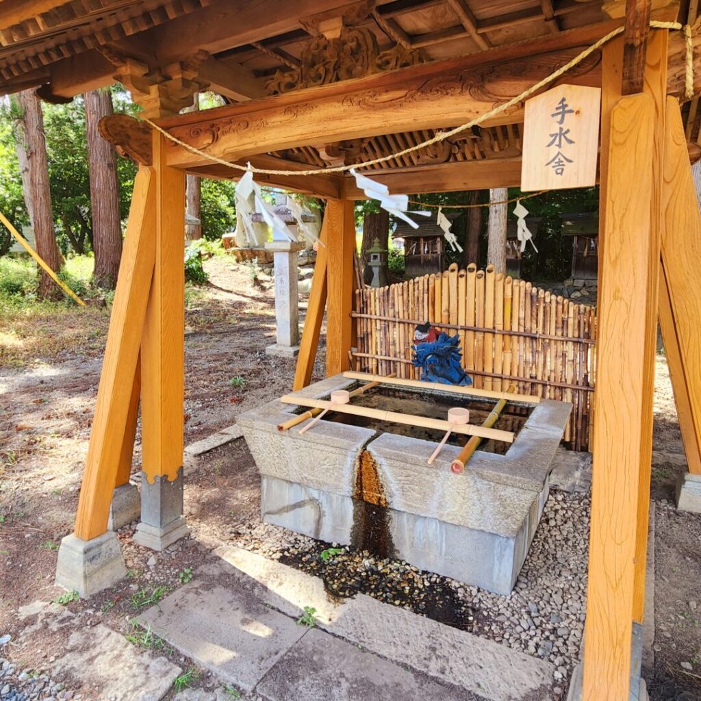 住吉神社の手水舎