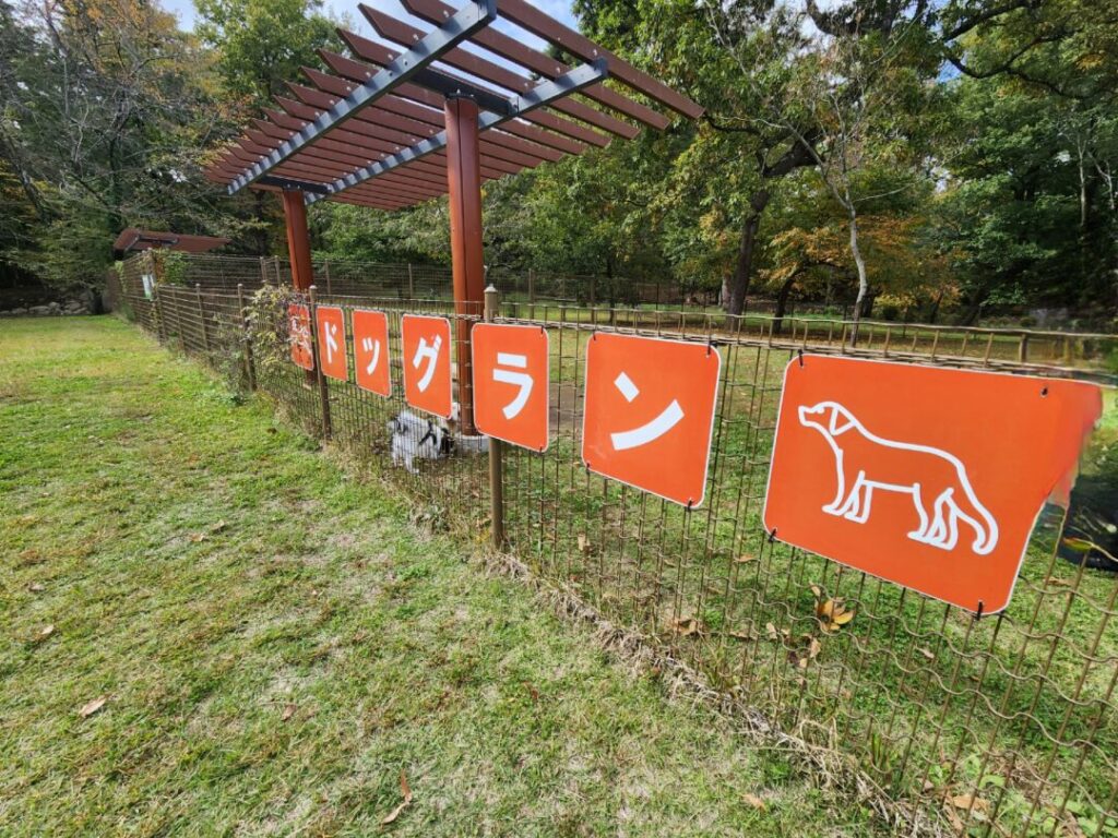 国営アルプスあづみの公園】の「堀金・穂高地区」のドッグラン