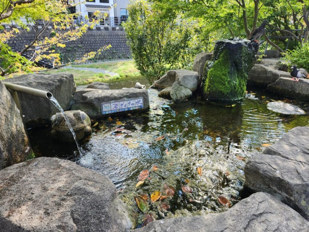 四柱神社周辺の若がえりの水